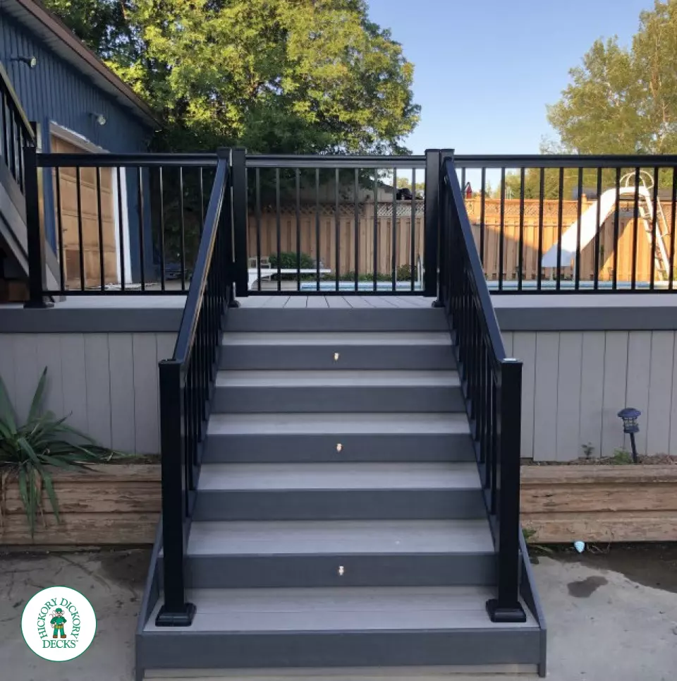 Azek pool deck in Innisfil