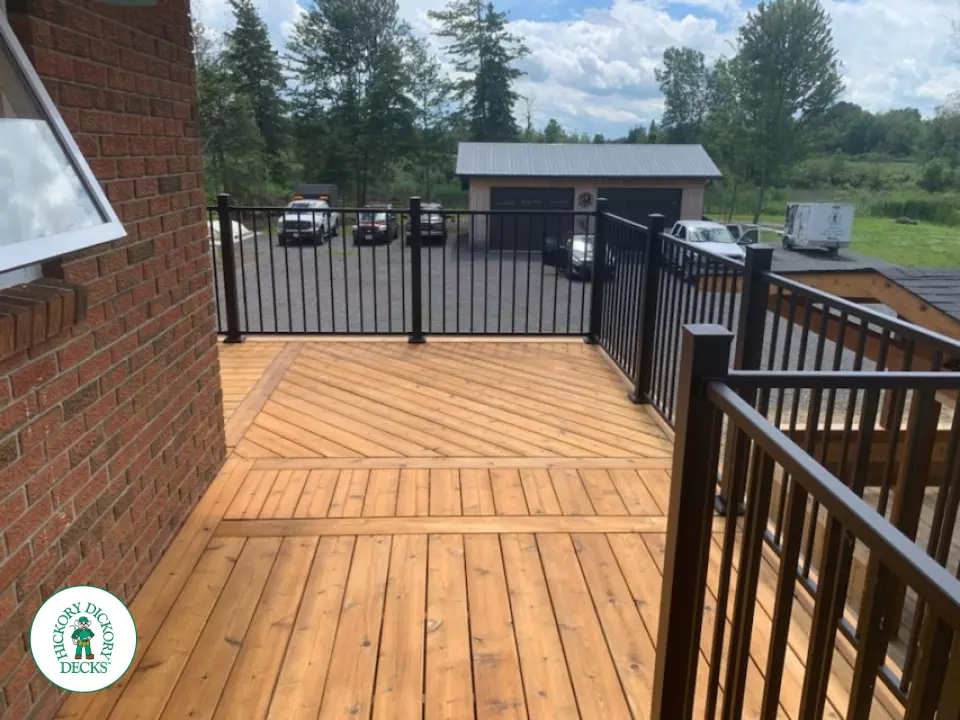 Custom Cedar Deck in Ottawa