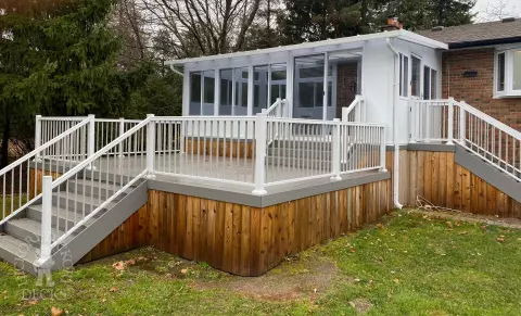 Fiberon Deck and Sunroom in Niagara Fiberon Deck and Sunroom in Niagara