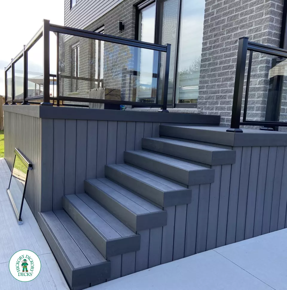 TruNorth Deck with Glass Railings London Ontario