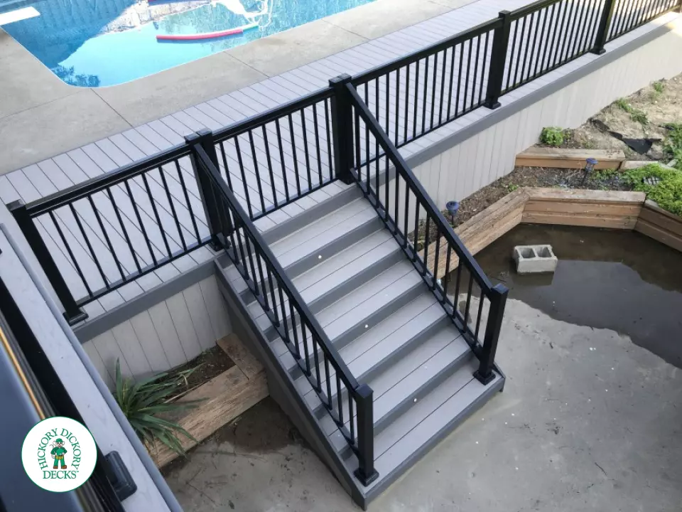 Azek pool deck in Innisfil