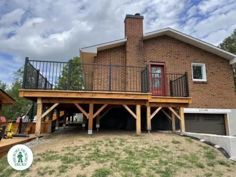 Custom Cedar Deck in Ottawa