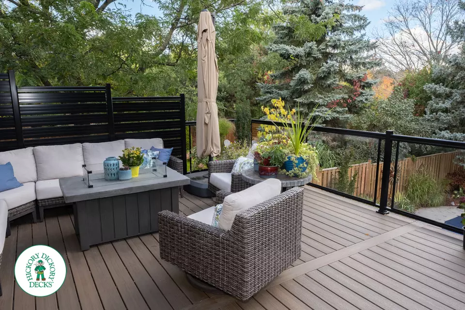 large trex deck