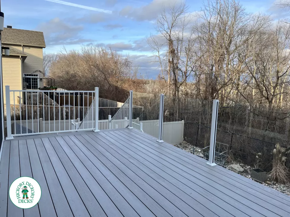Clubhouse High Deck with Glass Rail and Privacy in Ottawa