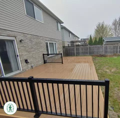 Clubhouse deck Cambridge Ontario