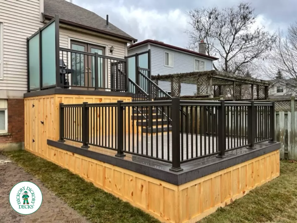 2 level Azek Deck in Waterloo Ontario