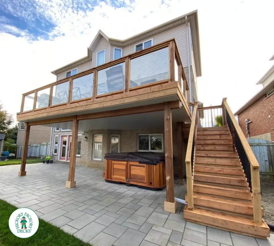 Pressure Treated High Deck in Waterloo