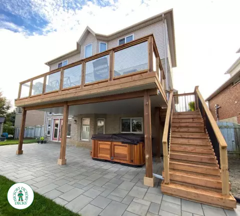 Pressure Treated High Deck in Waterloo