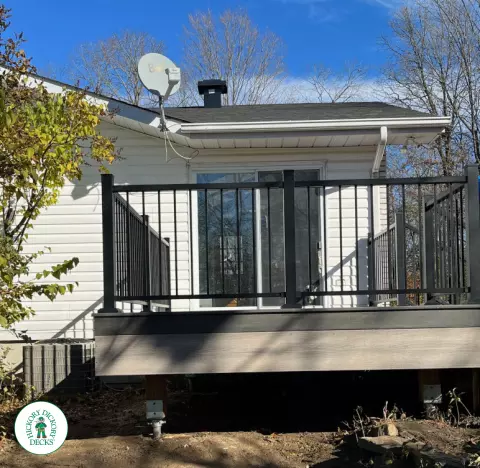 Clubhouse deck in Lombardy