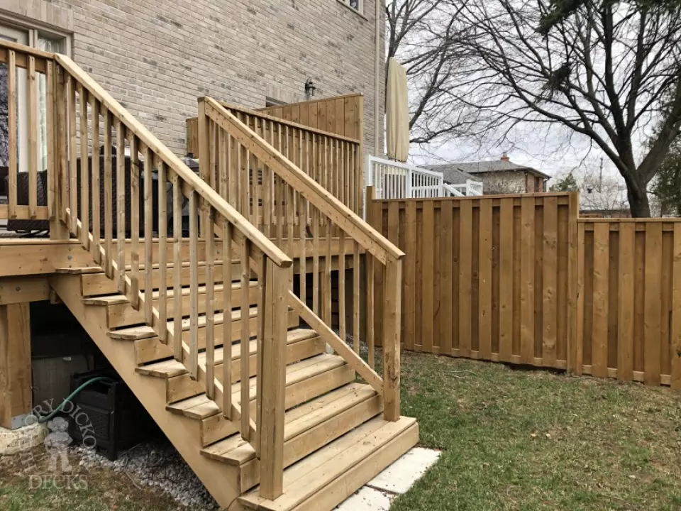 Tiered Armadillo Deck in Etobicoke Ontario