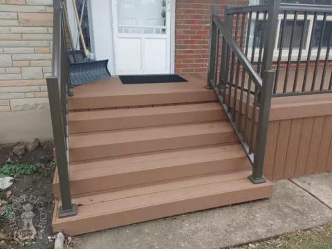 Fiberon front porch in St. Catharines Fiberon front porch in St. Catharines