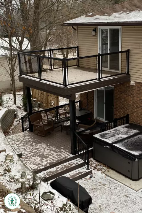Armadillo deck in Cambridge