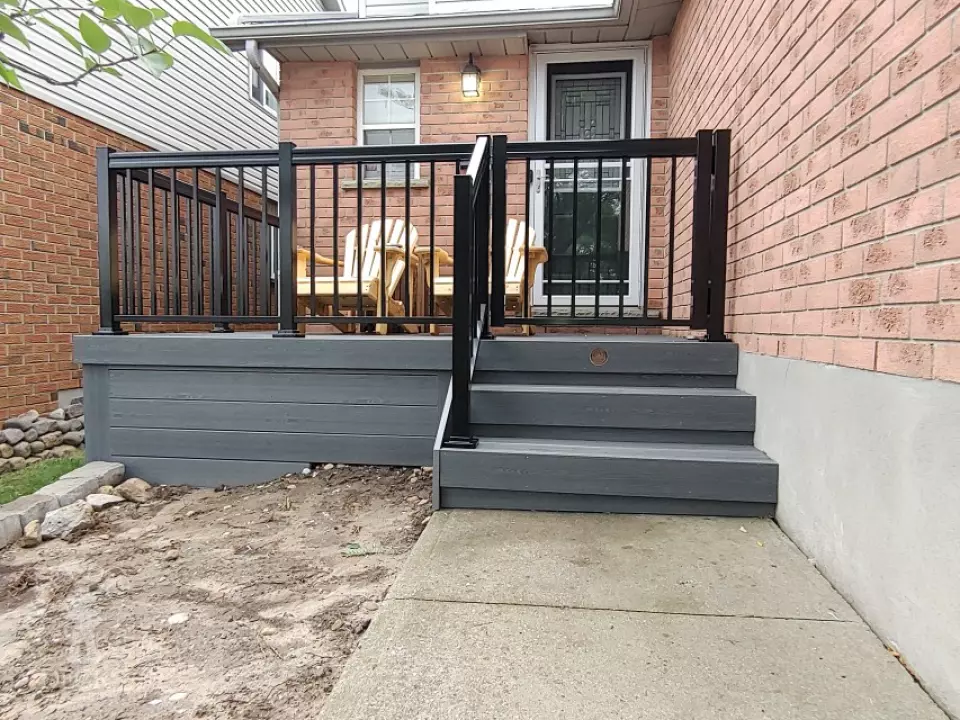 Clubhouse deck in Cambridge, Ontario