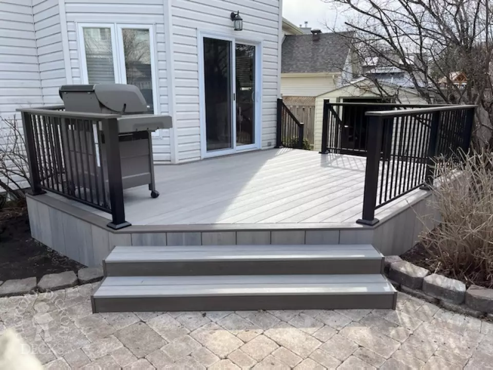 Fiberon Deck and Custom Pavilion in Kanata Ontario