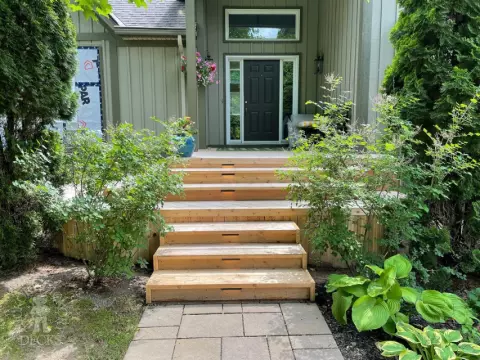 Front and Back Custom Deck in Kempville Front and Back Custom Deck in Kempville