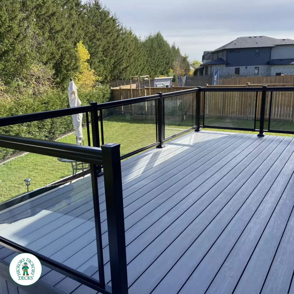 TruNorth Deck with Glass Railings London Ontario