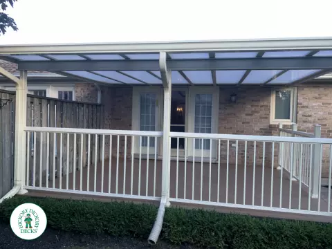 Clubhouse deck in Stoney Creek