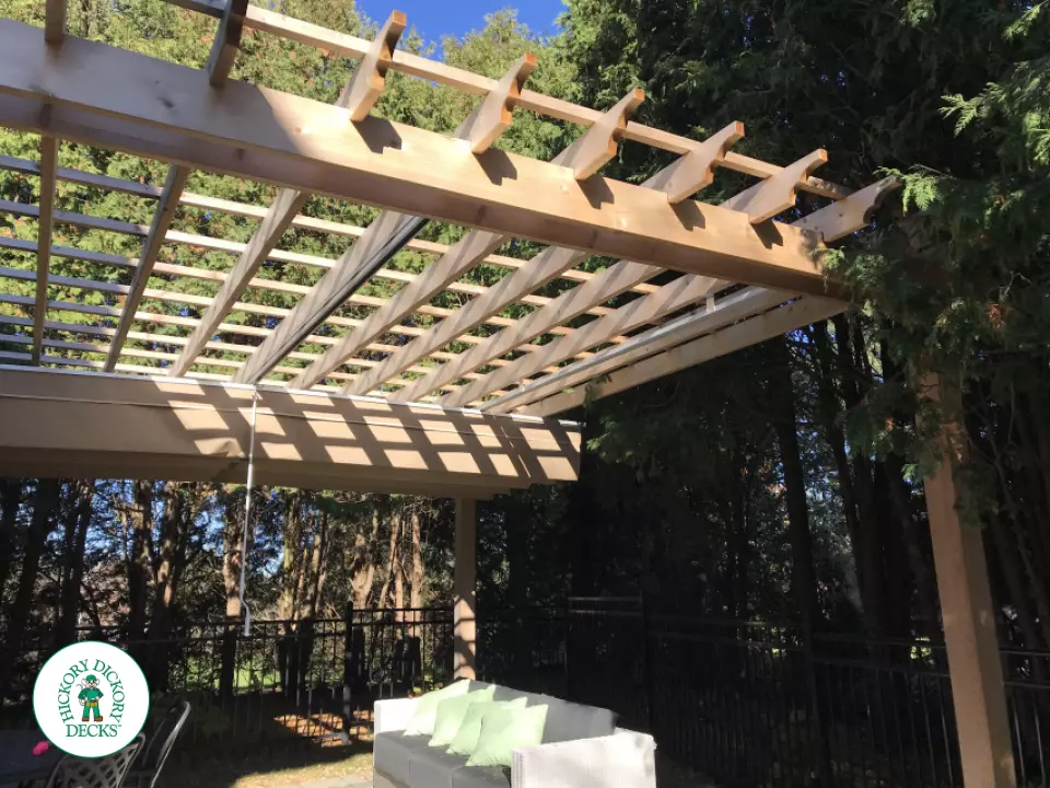 cedar pergola