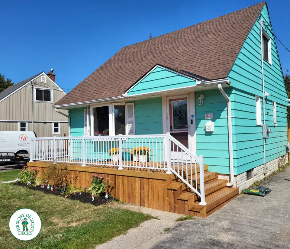 Pressure Treated Porch in Ajax