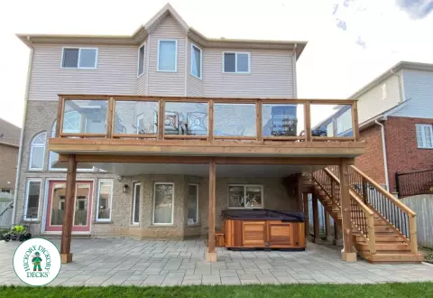 Pressure Treated High Deck in Waterloo