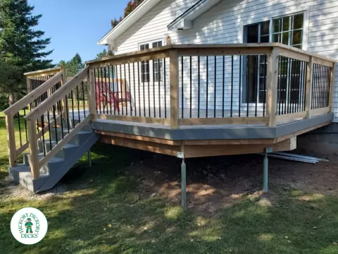 Fiberon custom deck in Moncton Fiberon custom deck in Moncton
