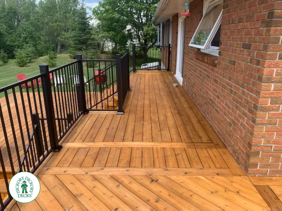 Custom Cedar Deck in Ottawa
