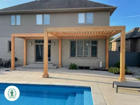 Custom Pergola in New Hamburg Custom Pergola in New Hamburg