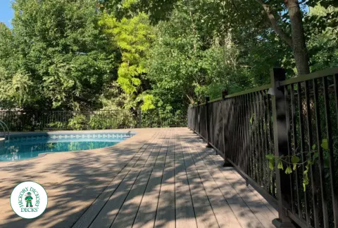 Fiberon Pool Deck in Kempville Ontario Fiberon Pool Deck in Kempville Ontario