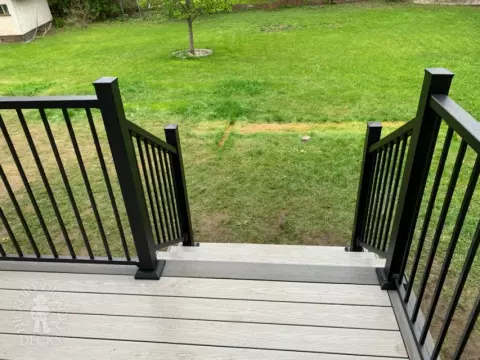 Fiberon Deck with Custom Roof in Ottawa Ontario