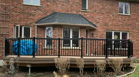 TImberteck deck aluminum railing