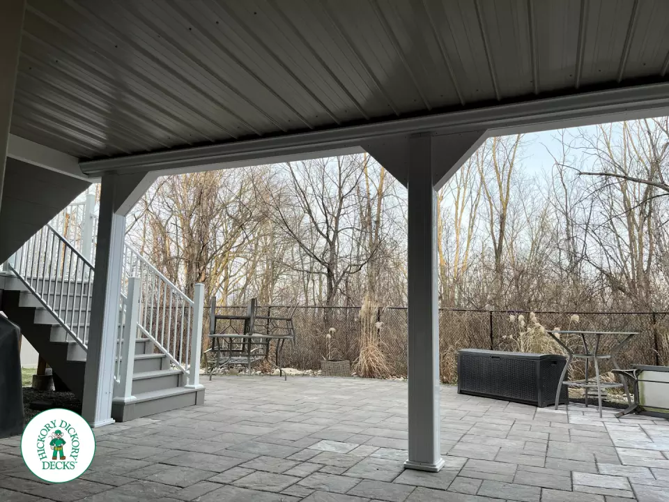 Clubhouse High Deck with Glass Rail and Privacy in Ottawa