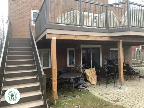 Clubhouse custom high deck in Missisauga