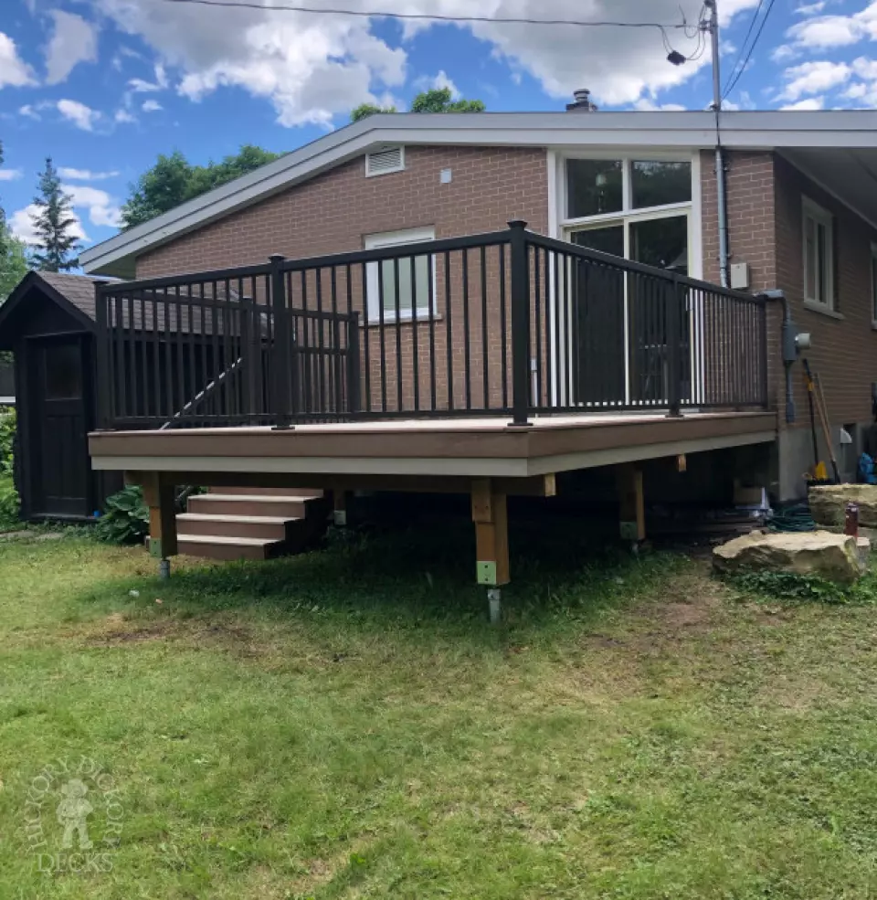 Veka Custom Deck in Ottawa
