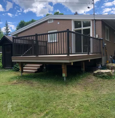 Veka Custom Deck in Ottawa