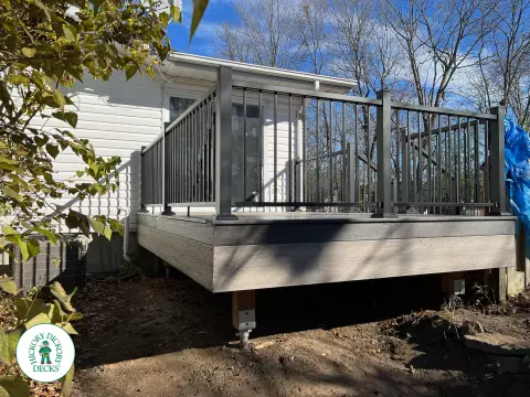 Clubhouse deck in Lombardy