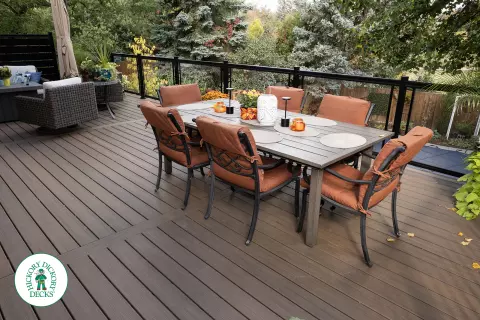large trex deck