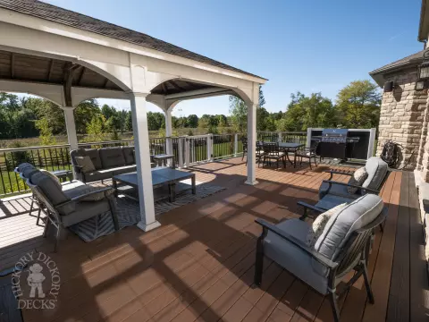 Moisture Shield High Deck with Pavilion in Puslinch Moisture Shield High Deck with Pavilion in Puslinch