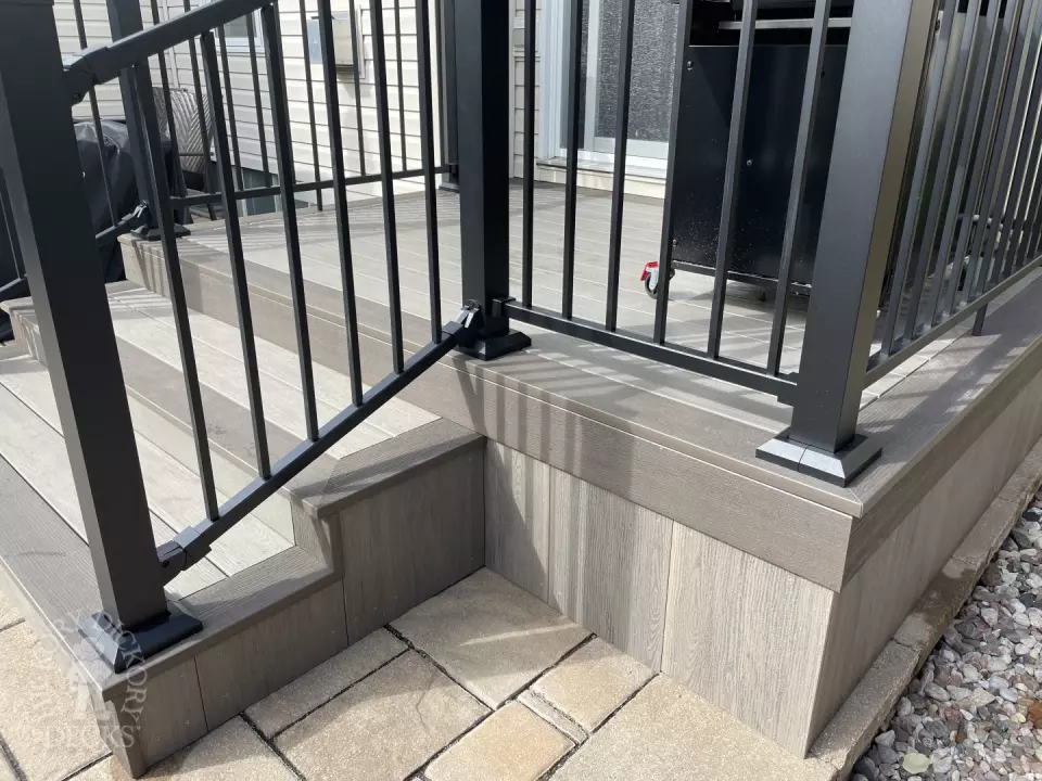 Clubhouse Porch Steps and Railing