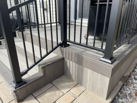 Clubhouse Porch Steps and Railing