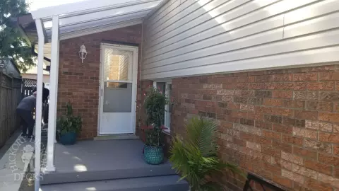 Back Door Fiberon Porch with Stair Lights in Hamilton Mountain Back Door Fiberon Porch with Stair Lights in Hamilton Mountain