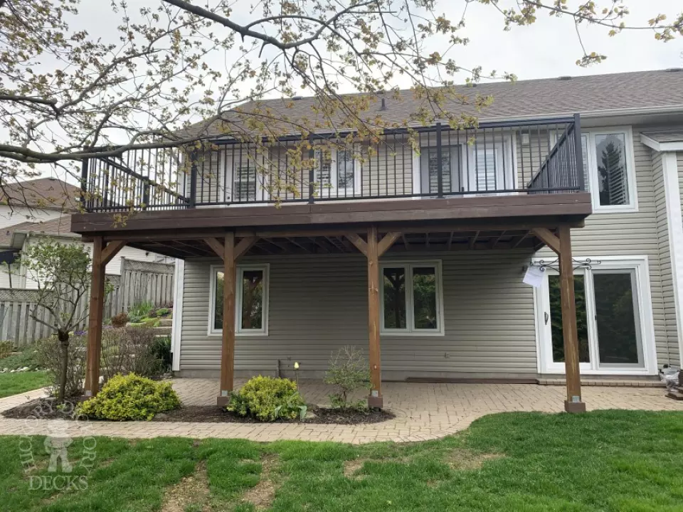 Veka deck in Cambridge