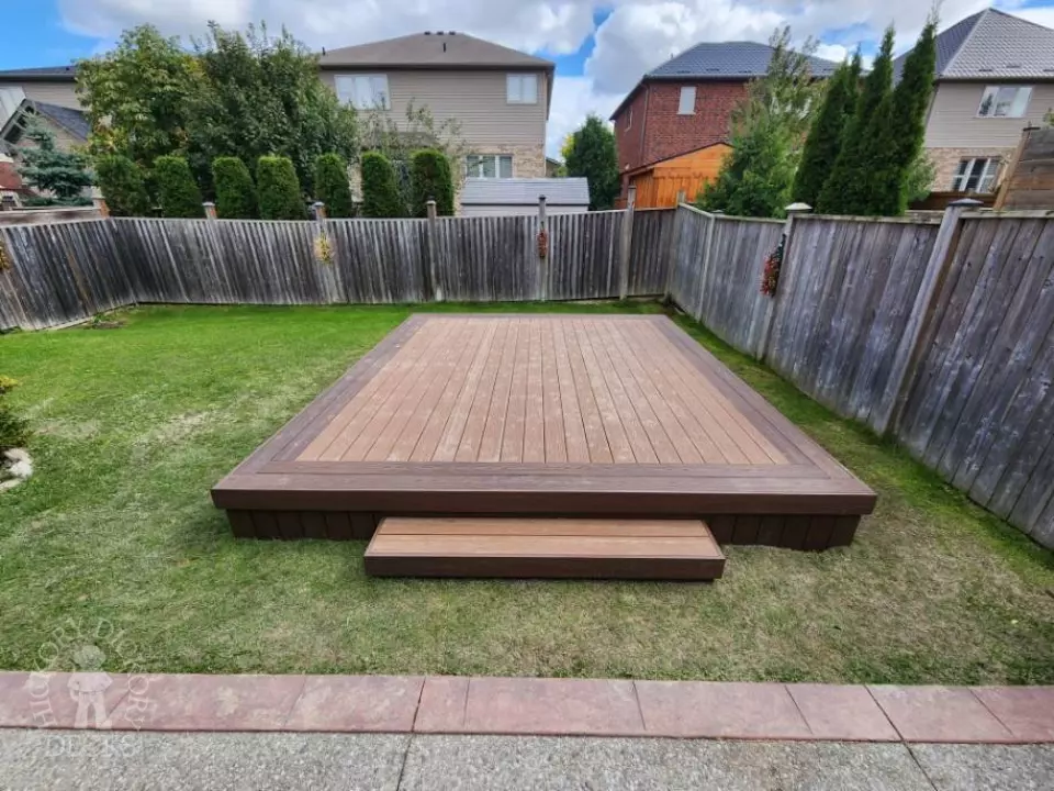 FIberon floating deck in Ancaster