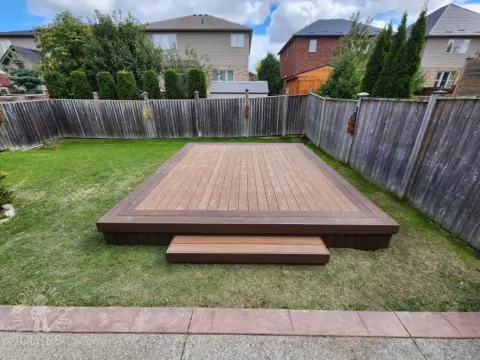 FIberon floating deck in Ancaster