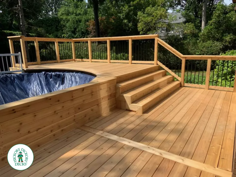 Cedar Pool Deck in Ottawa