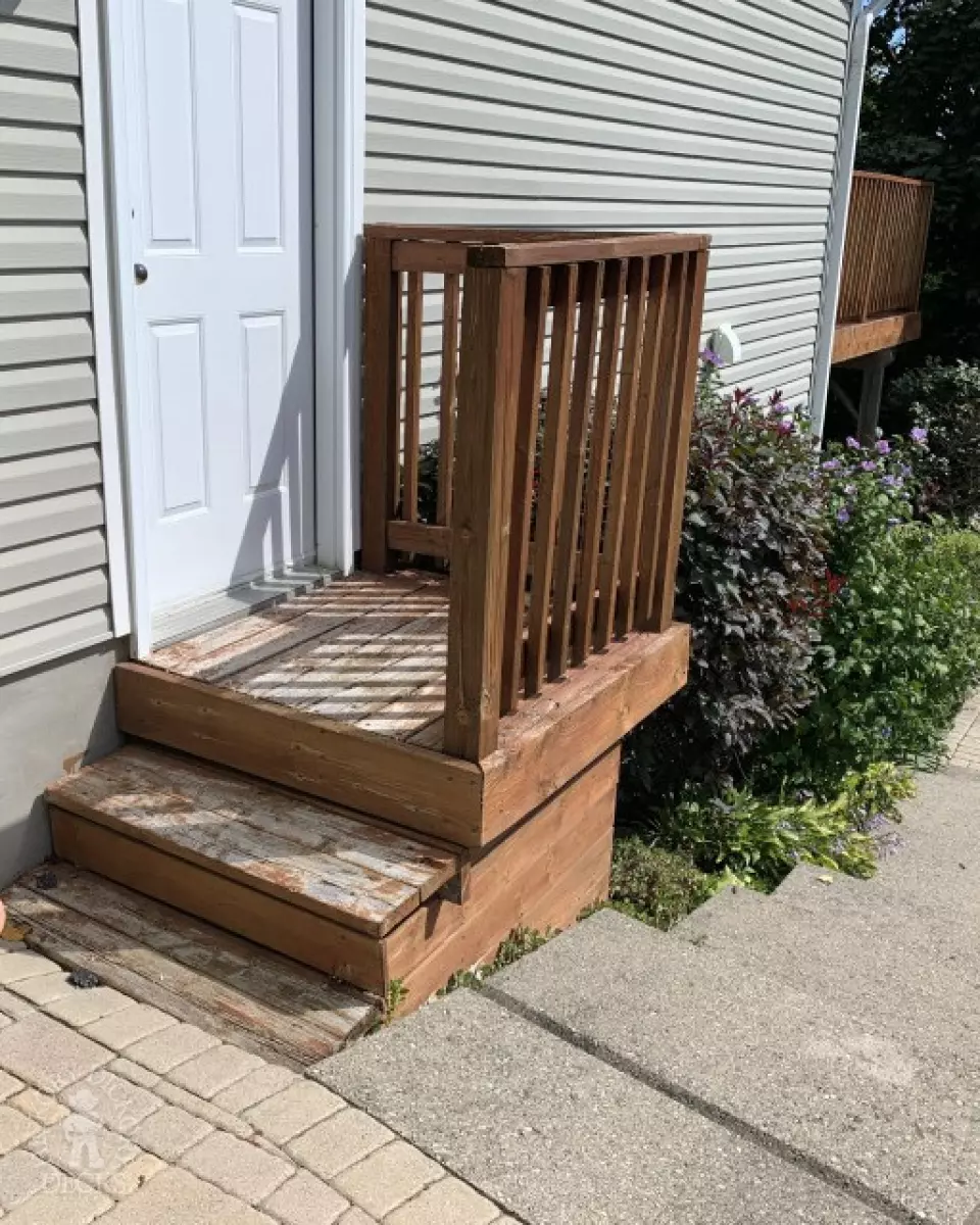 Veka deck in Cambridge