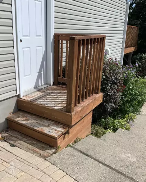 Veka deck in Cambridge