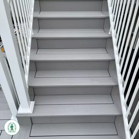 Clubhouse High Deck with Glass Rail and Privacy in Ottawa