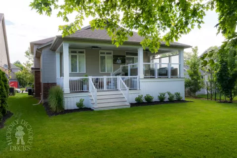 Azek porch in New Hamburg Azek porch in New Hamburg