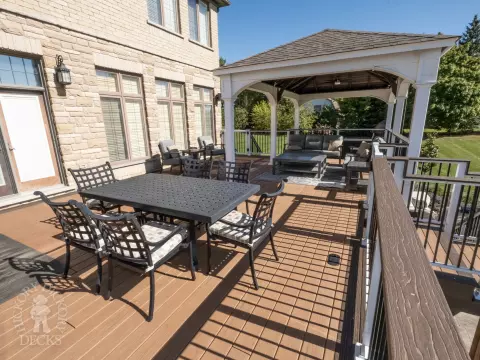 Moisture Shield High Deck with Pavilion in Puslinch Moisture Shield High Deck with Pavilion in Puslinch