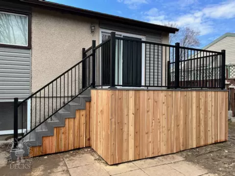 Fiberon Deck with Aluminum Railing in Kanata Ontario Fiberon Deck with Aluminum Railing in Kanata Ontario